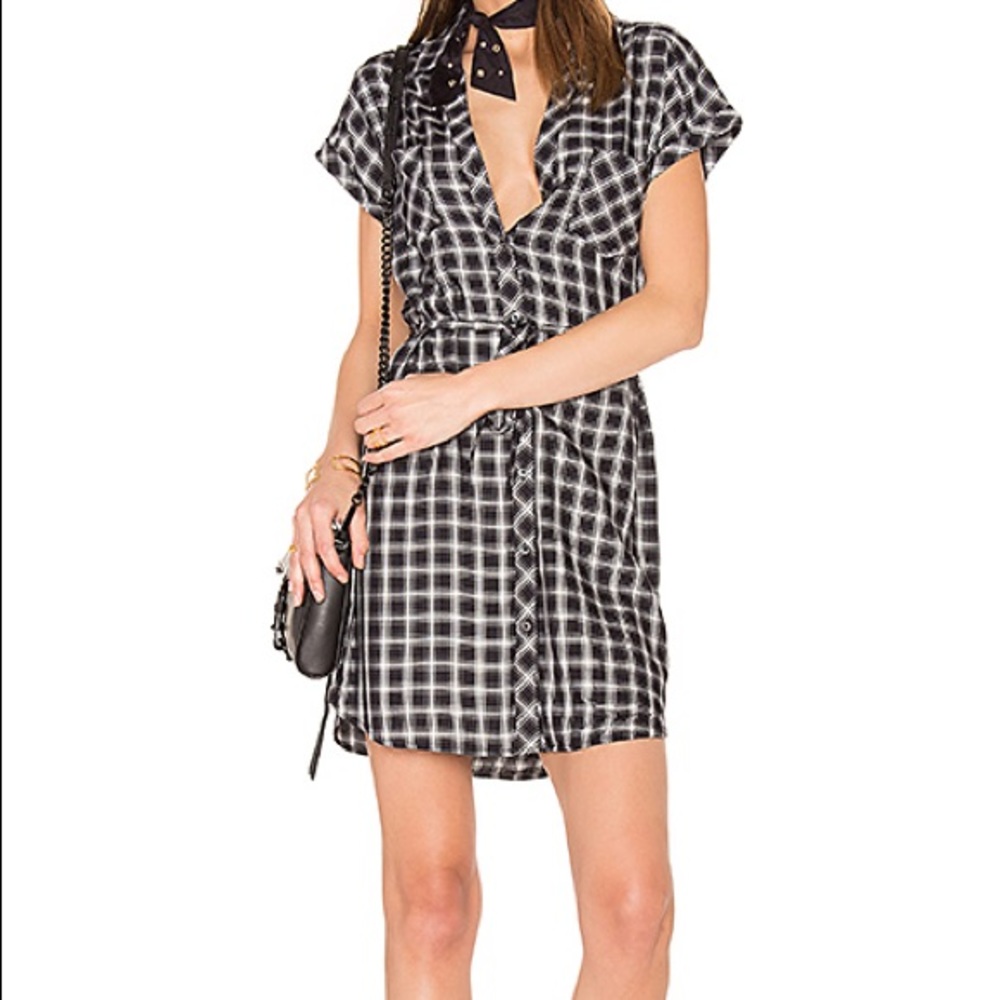 Soft Joie “Safia” plaid dress